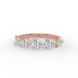 Penelope Pear Diamond Anniversary Band