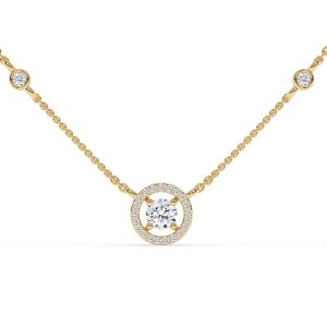 Lumire Halo Diamond Fashion Necklace
