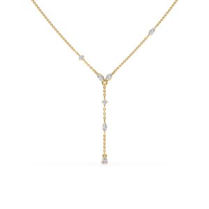 Promise Chain Lariat Diamond Fashion Necklace