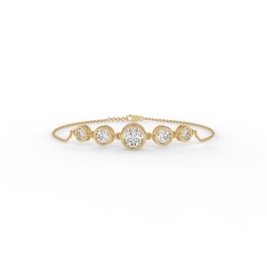 Millie Five Stone Round Fashion Bracelet