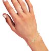14K Yellow Gold Infinity Grace Bracelet with Lab-Grown Diamond 
DEF Color - VVS VS Clarity
