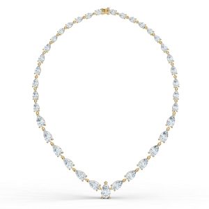 Seraphina Pear Cascade Necklace
