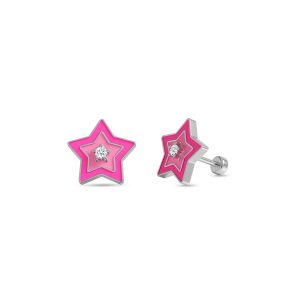 Star Diamond Stud Earrings