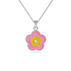 Flower Diamond Pendant