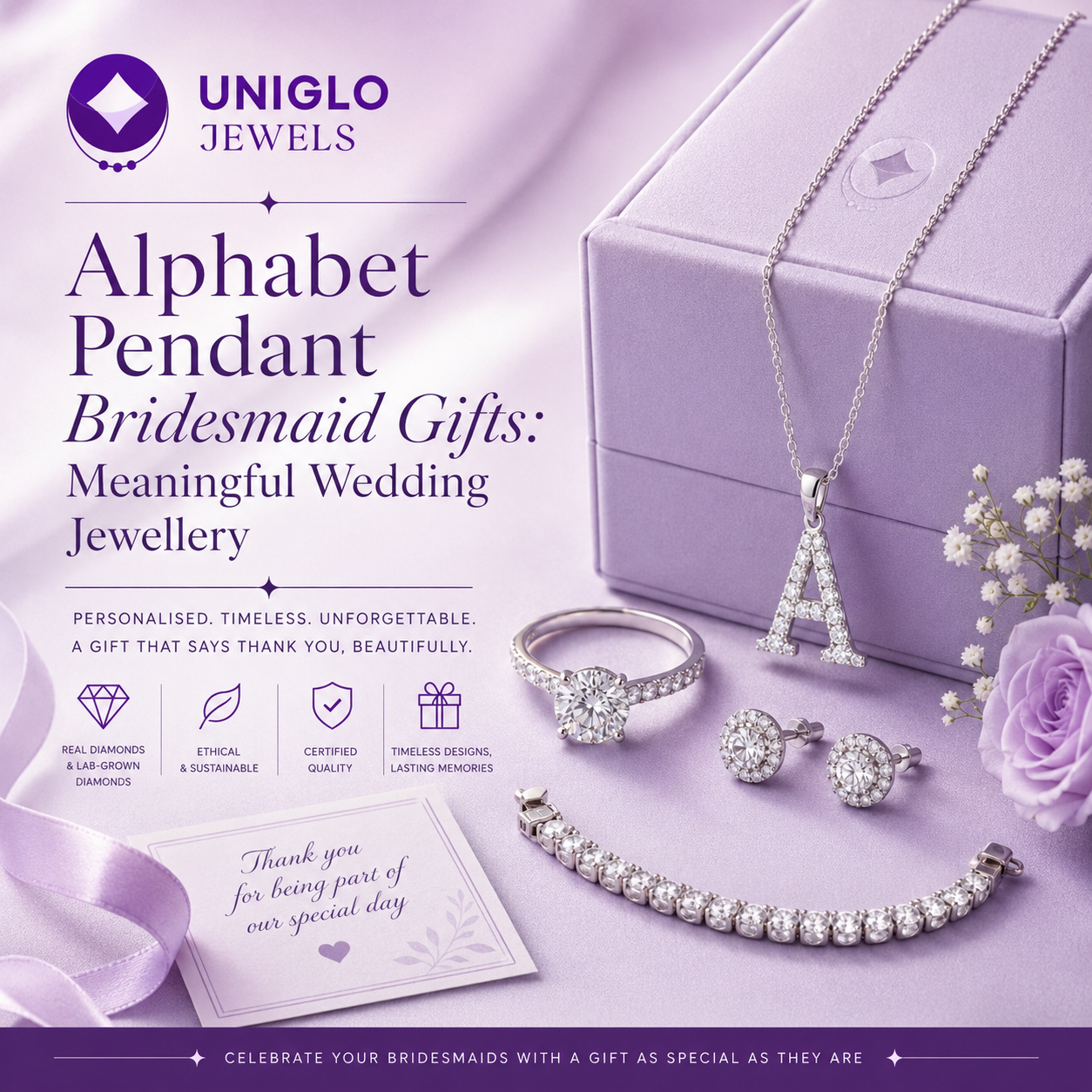 A Letter Close to the Heart: Why Alphabet Pendants Are the Perfect Bridesmaid Gift